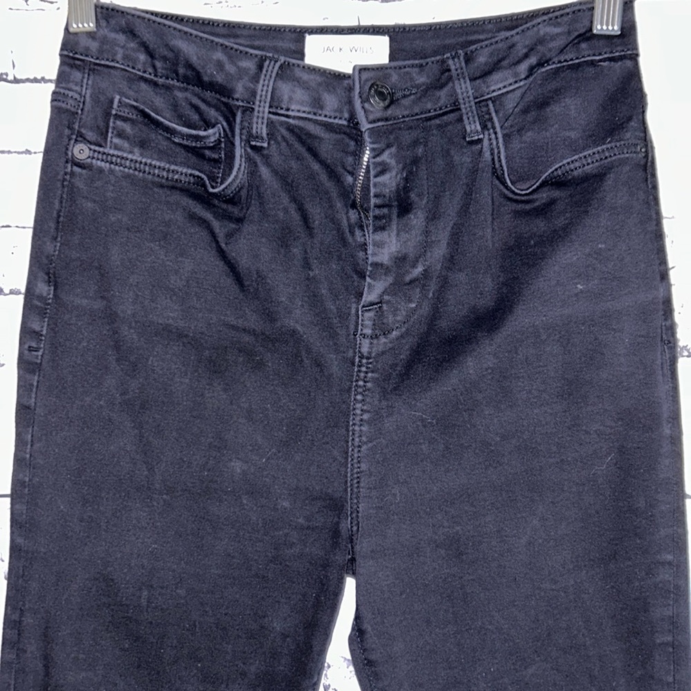 High Rise Black Skinny Jeans by Jack Wills